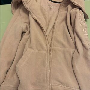 Calvin Klein Women’s Light Pink Fleece Jacket